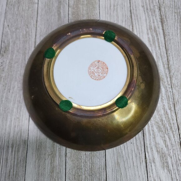 Vintage ACF Japanese Porcelain Ware Bowl Plate 7.5'' Decorated in Hong Kong - Picture 5 of 8